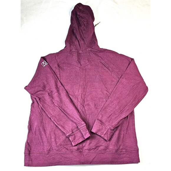 Martin + Osa Mens XL Burgundy Zip-Up Hoodie Cotton Blend - Picture 7 of 9